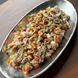 سالاد مرغ و بادمجان