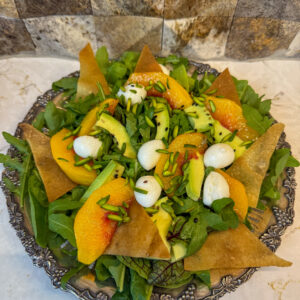 سالاد هلو و آووکادو