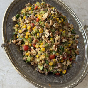 سالاد کینوآ مدیترانه‌ای